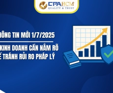THÔNG TIN MỚI 1/7/2025: HỘ KINH DOANH CẦN NẮM RÕ ĐỂ TRÁNH RỦI RO PHÁP LÝ